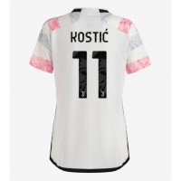 Camiseta Juventus Filip Kostic #11 Segunda Equipación Replica 2023-24 para mujer mangas cortas